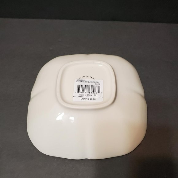 Spode Christmas Tree Sculpted Square Dish, Portmeirion, Trinket Dish, Candy Dish - Picture 4 of 5